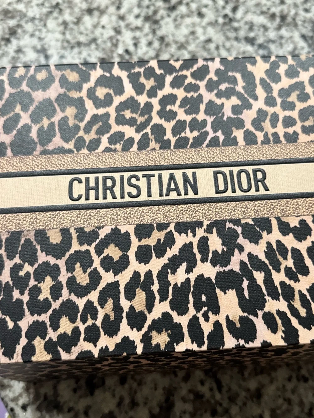 DIOR Mitzvah Animal print Limited Edition Gift Box EMPTY MED/LG NEW 5.5” x8.4.5”
